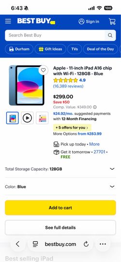 iPad A16