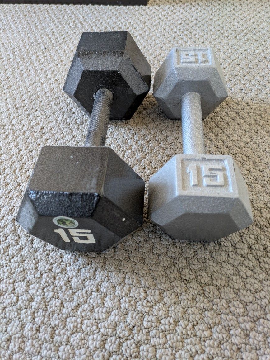 2x15 Hex Dumbbells