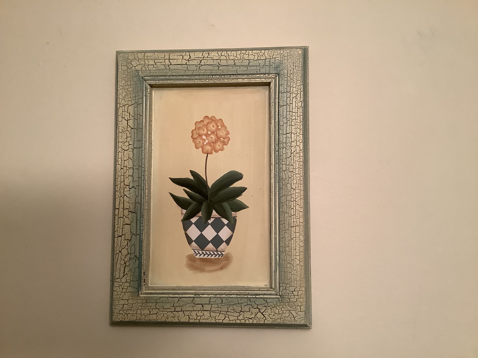 Flower Wall Art 14” X 0”