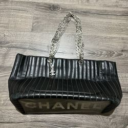 Chanel Transparent Quilted XL Tote Bag