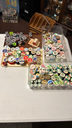 Vintage sewing thread lot 143 spools
