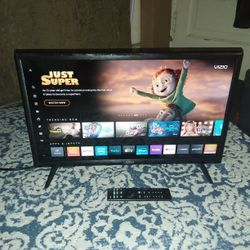 Vizio 24" Inch  Smart TV D-Series 1080p  With Applle Airplay ChromeCast (D24f-G1) Remote  control Includes 