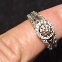 Chocolate Diamond Ring 