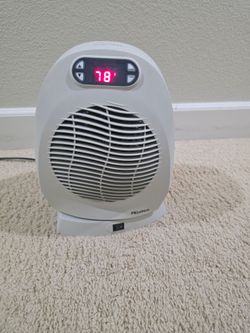 Pelonis Fan Forced Space Heater, 1500W, Digital Timer