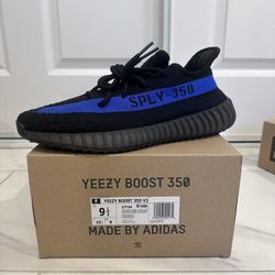 DS Adidas Yeezy Boost 350 V2 Dazzling Blue Men’s Size 9.5