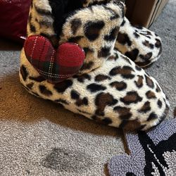 Betsey Johnson women’s leopard booties 