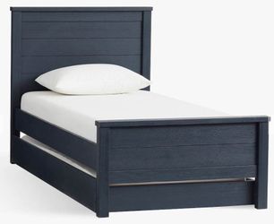 Twin Size Trundle bed - black