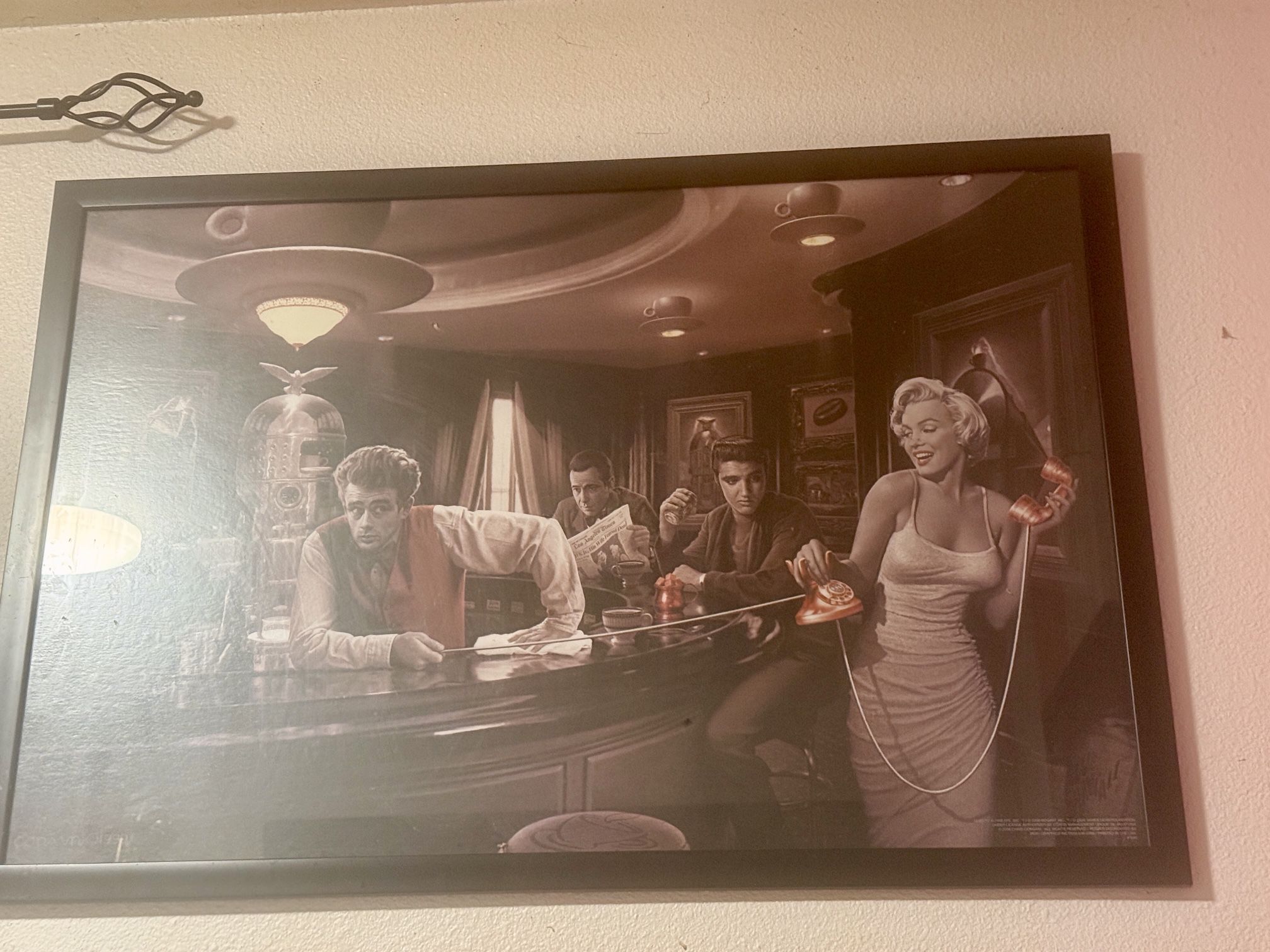 Large Framed Picture (sorry For The Glare On The Glass)