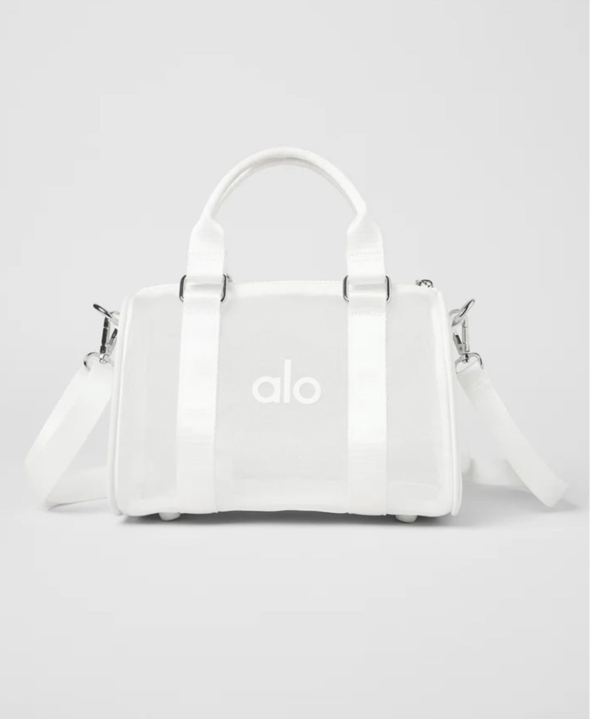 Alo Mini Sheer Duffle Brand New