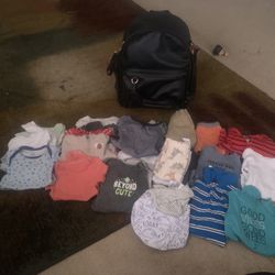 Baby Boy Clothes 3 Months Plus Diaper bag 