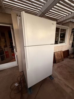White Whirlpool Fridge
