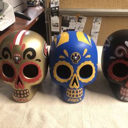 NFL, NFC, Team's, Suger Skulls With Led Light