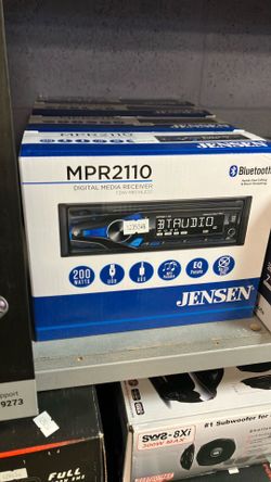 Jensen single din Bluetooth stereo on sale today for 79.99