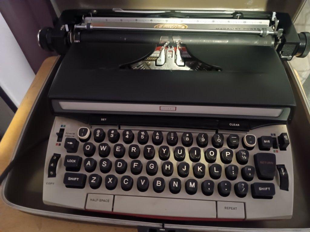 Sears Vintage Metalist 12 Electric Typewriter 