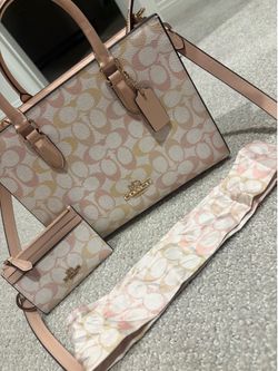 Coach Maggie Tote in Chalk Pink
