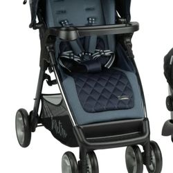 Monbebe blue camo stroller