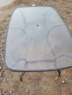Patio table and chairs