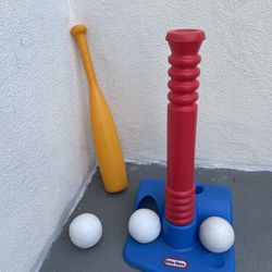 Little Tikes Toy Sports T-Ball Set - Red