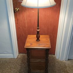 Corner Lamp / End Table