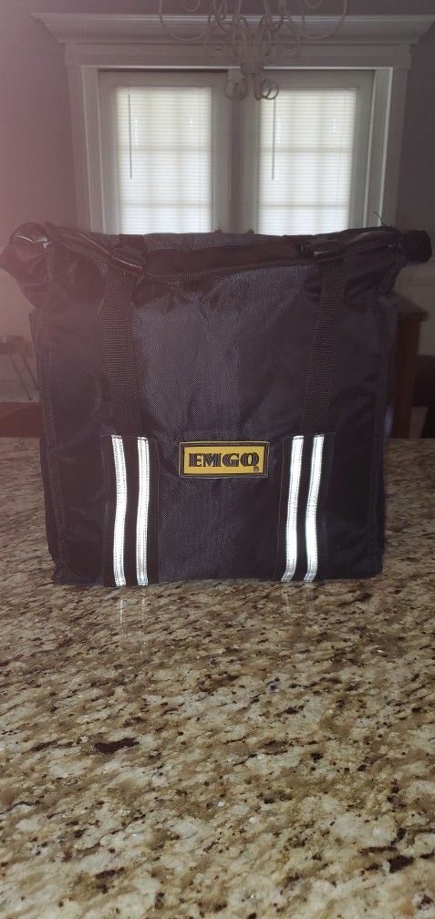 Emgo Touring Sissy Bar Bag Stackable Adjustable Motorcycle Nylon Bag