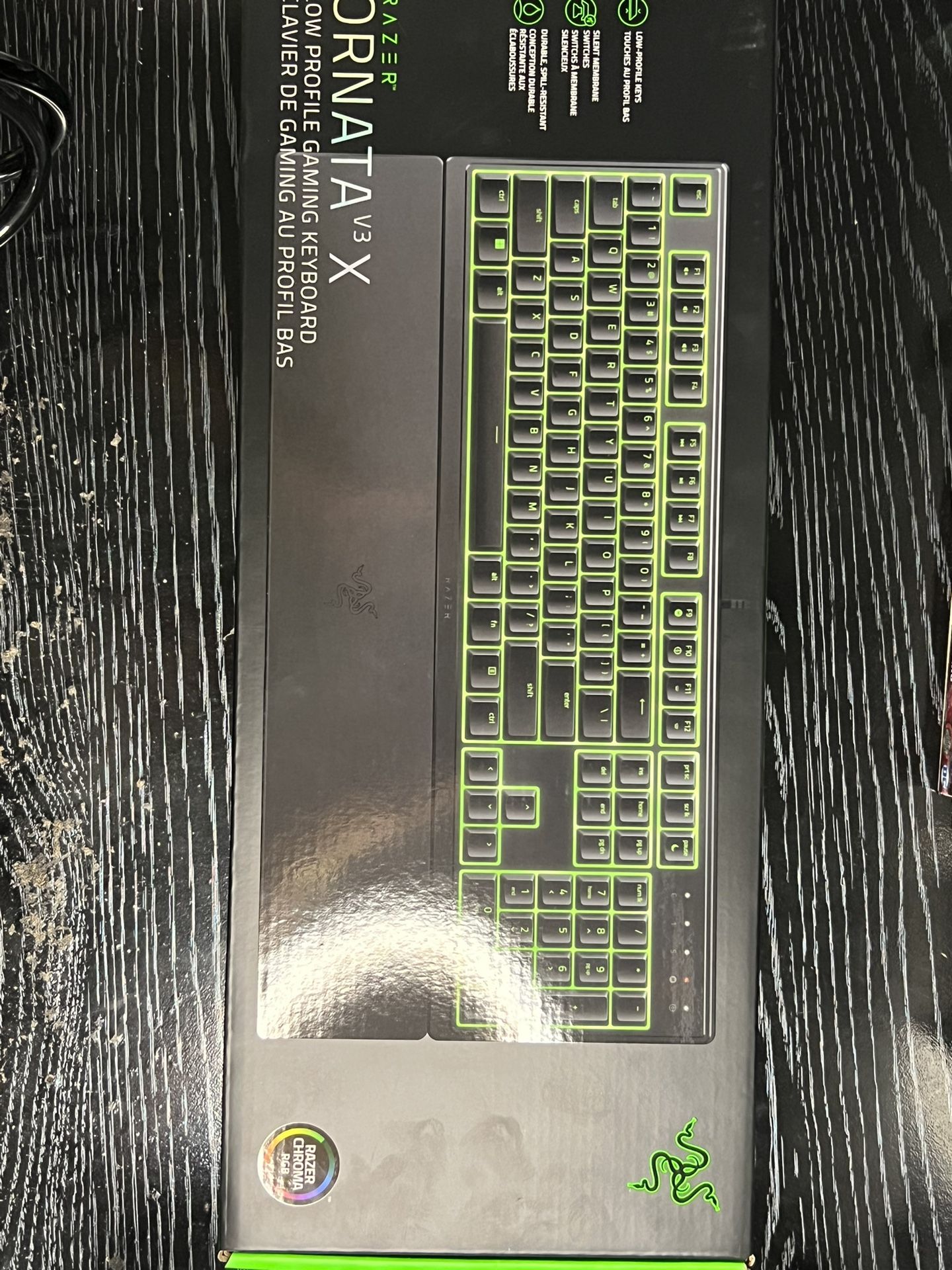 New Razer Ornata V3 X Full-Size Low Profile Gaming Keyboard | Razer Chroma RGB