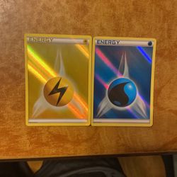 shiny energy cards