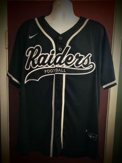 Las Vegas Raiders #34 Bo Jackson Retro Baseball Style Football Jersey Black - M.L.XL.2X