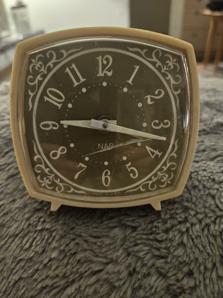 2 Vintage Westclock Hand Wound Alarm Clocks