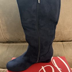 Impo, Heel Boots, Blue, Size 6.5