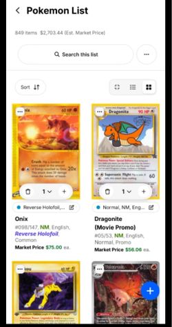 Pokemon lot