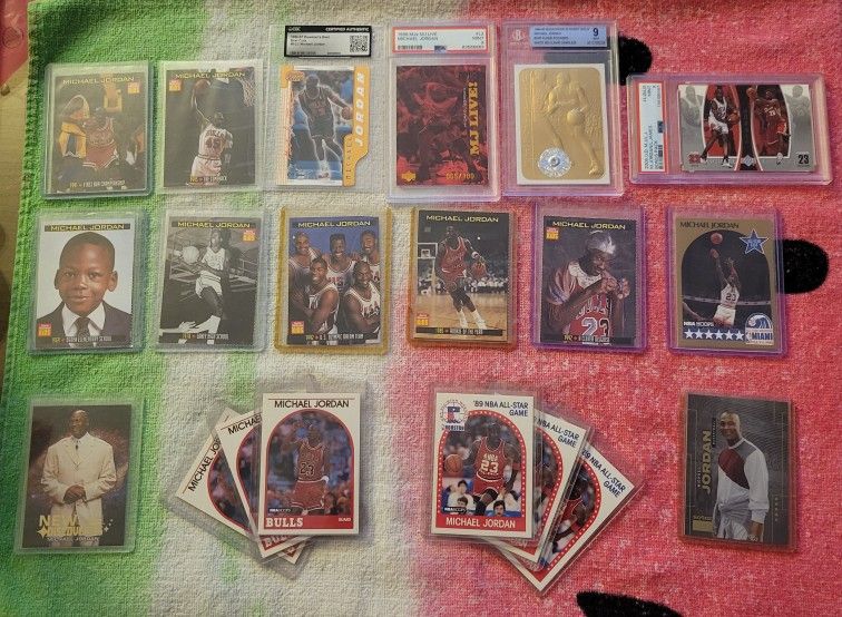 💎 Premium Michael Jordan Card Lot – Graded, Inserts & Rare Variants | 20+ Card Collection
