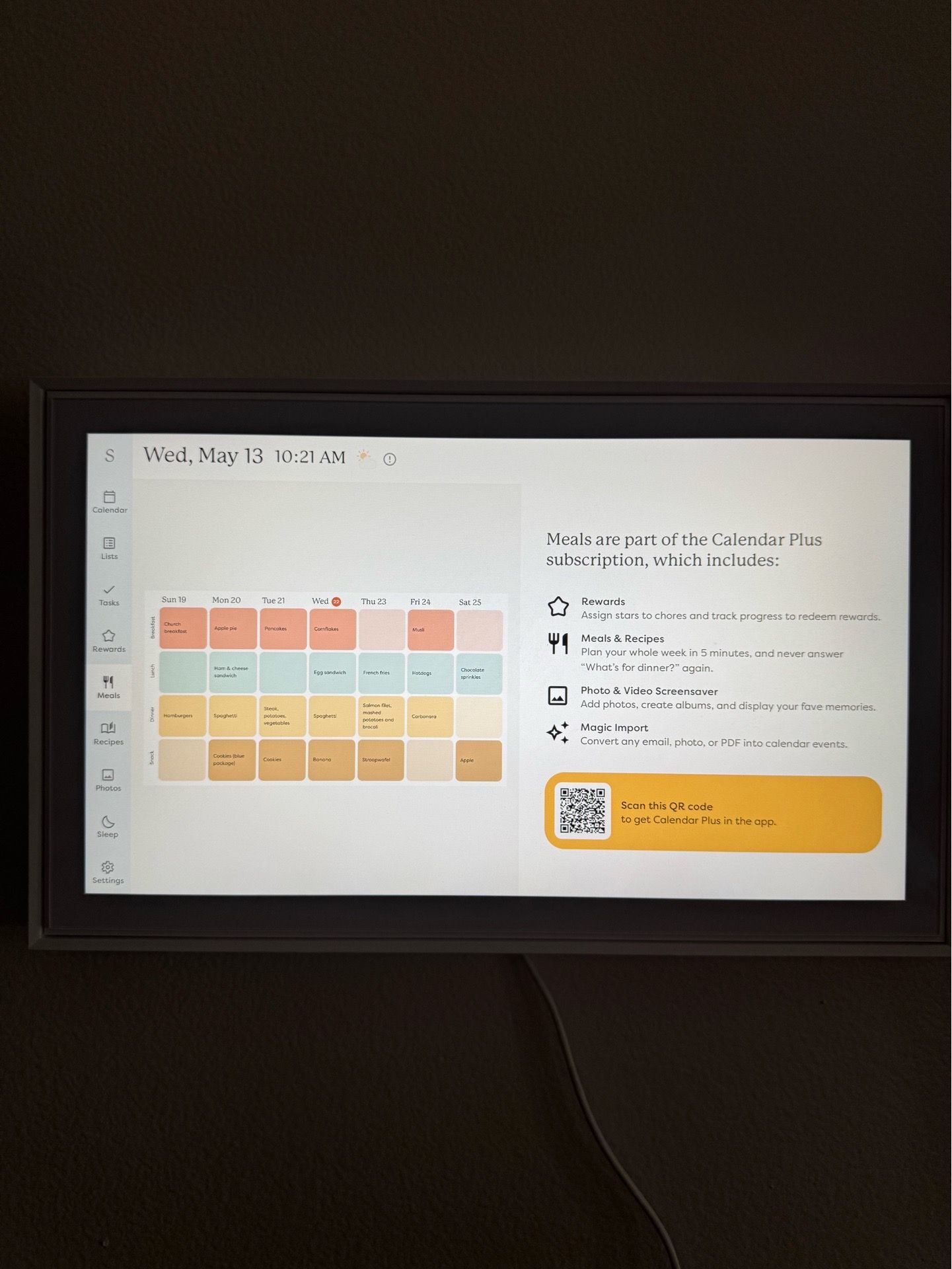 Skylight calendar