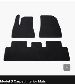 2025 Tesla Model 3 Carpet Interior Mats OEM