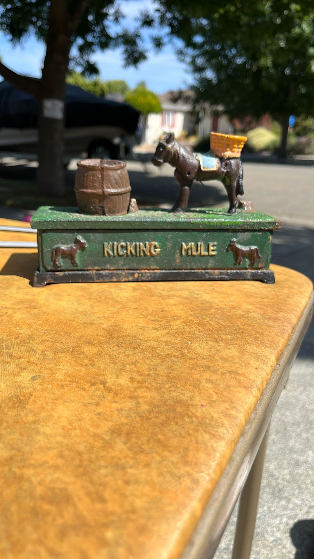 cast iron coin bank