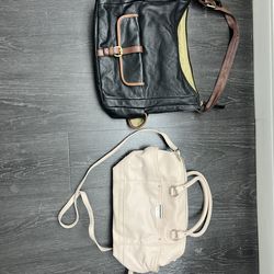 2 Designer Style Handbags - Isaac Mizrahi & Rosetti (Need Cleaning)