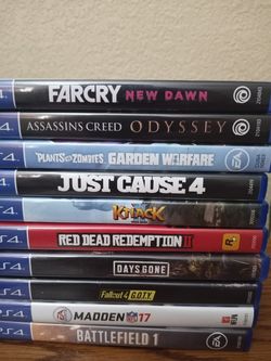 Ps4 games for sale or trade
