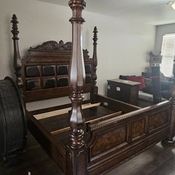 Post King Bed Frame