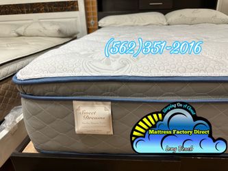 Sweet dreams queen mattress and Boxspring base tambor Nuevo new