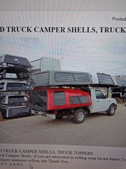 WANTED TRUCK CAMPER SHELLS