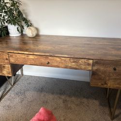 Large desk, with 4 drawer