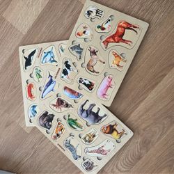 Montessori Animal Match Puzzle