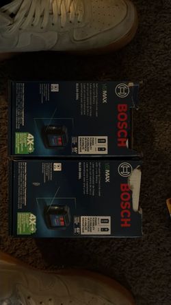 Bosch self leveling cross line laser