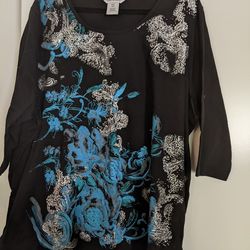 Women's size 24/26 Top 100% cotton