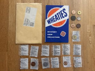 Wheaties Mystery Coin Collection 1950s Premium