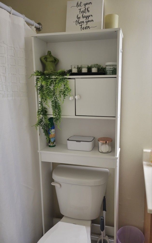 Bathroom Over The Toilet Shelf