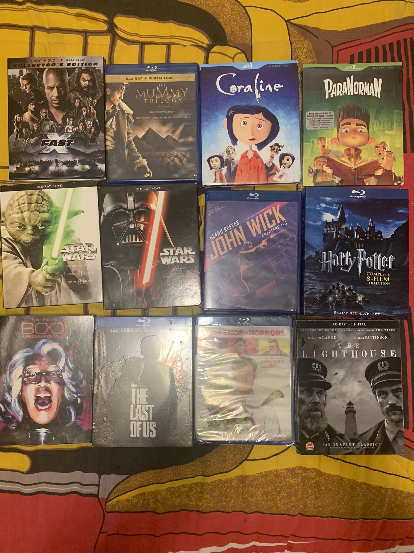 BLU-RAY MOVIES Lot