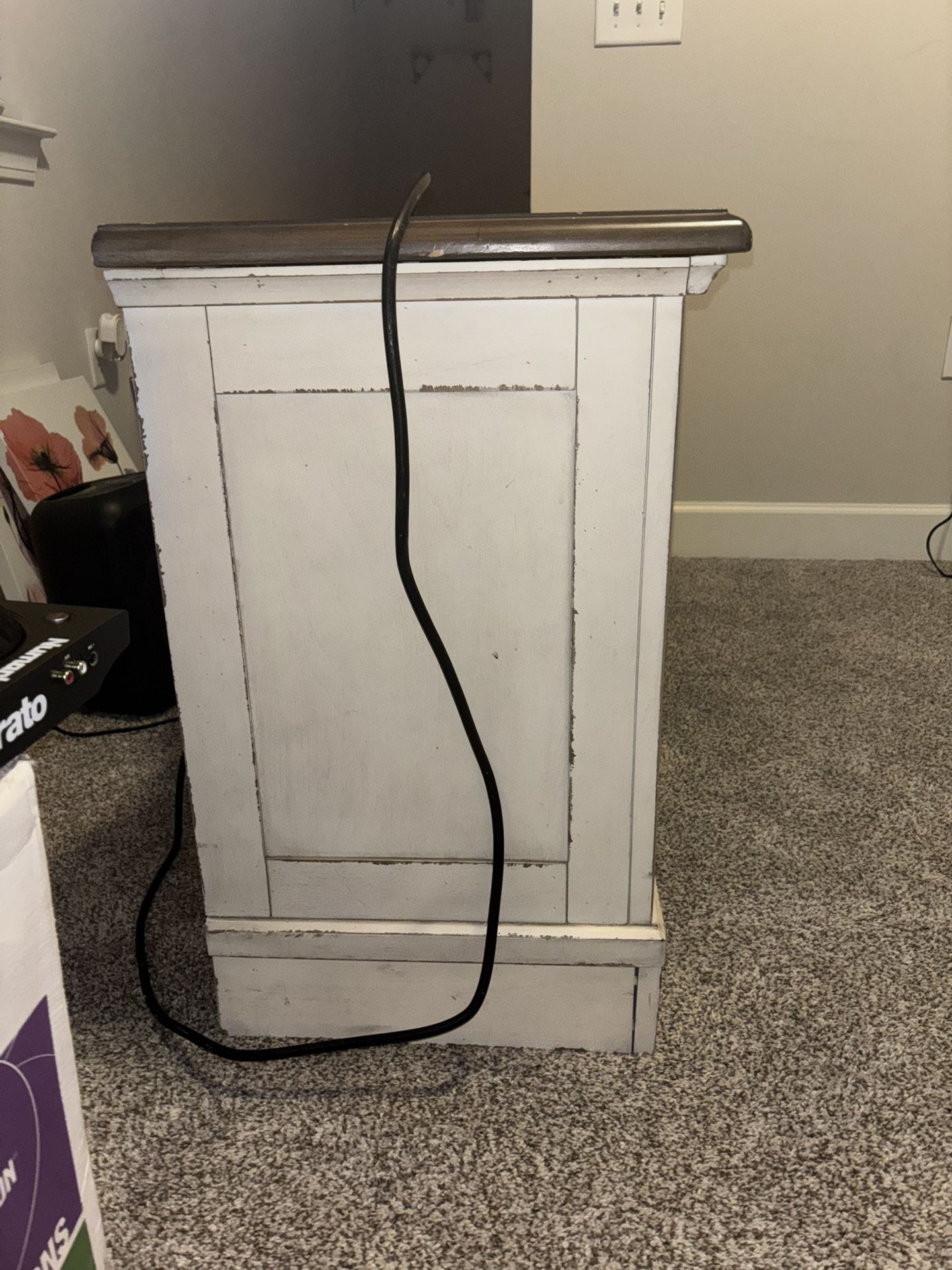 1 Queen headboard 1 Night Stand/power Outlet