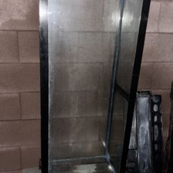 50 Gallon Tank With Lids Light & Filters
