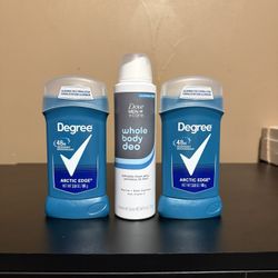 Degree & Dove Deodorant Bundle