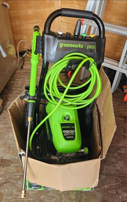 GREENWORKS PRO ELECTRIC PRESSURE WASHER.....2500 PSI......$ 200
